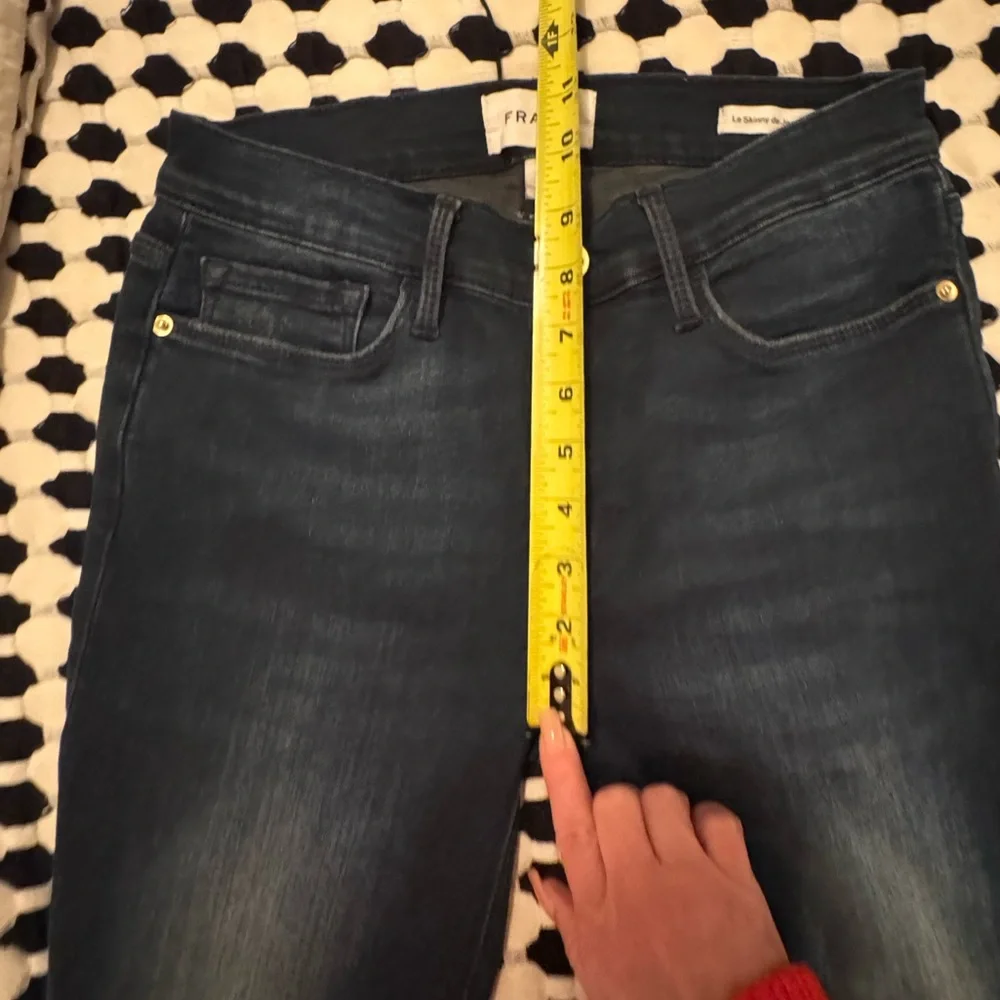 Frame Denim Midnight Le Skinny de Jeanne Skinny - Picture 8 of 15